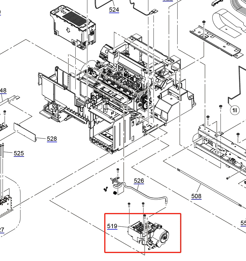 INK SYSTEM / Cleaning unit for EPSON SureLab D500 D550 D570 - 1901666