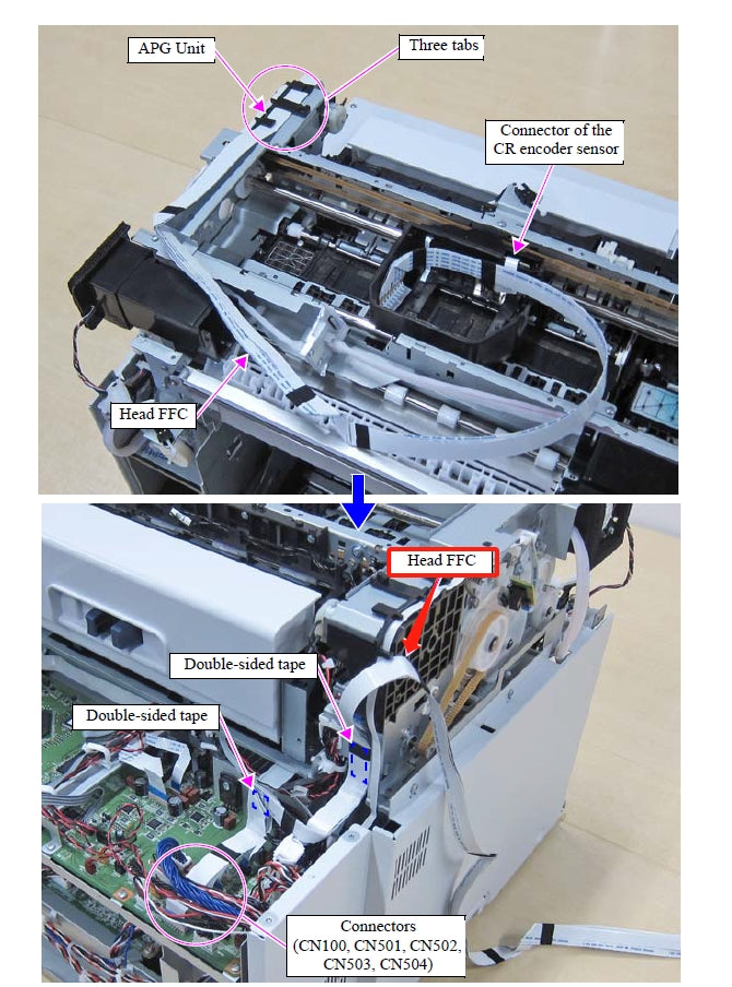 Head CR Cable FFC EPSON SureLab D700 D800 D850 D870 - 1619758