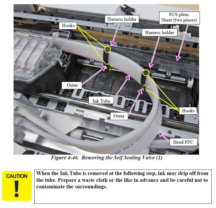 TUBE ASSY for EPSON SureLab D700 D800 D850 D870 - 1886594