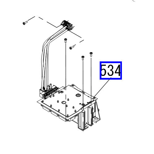 EPSON SC F7000 F7070 / F7100 F7170 / F7200 F7270 DUCT ASSY.,CR,ASP - 1863725 / 1691911