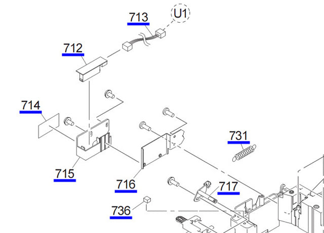 EPSON Pro 4880 4800 4450 4400 4000 Multisensor Board - 2080204