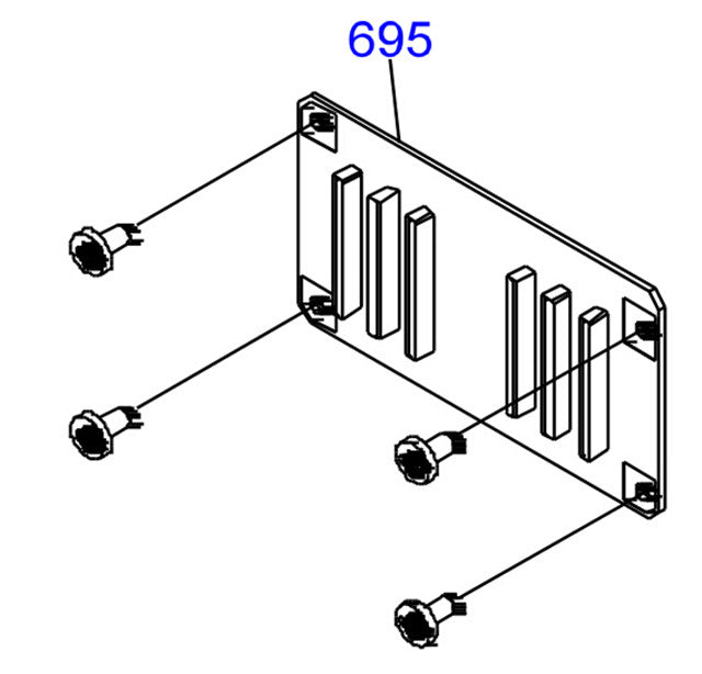 Board 6095B for EPSON Pro 4880/4800/4450 C593_Sub-D - 2129964
