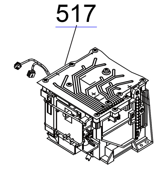 Damper ASSY (Including The Tube) for EPSON Pro 4900 / 4910 SC-P5000 - 1710748 / 1655135 / 1580221