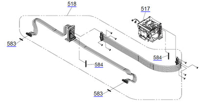Damper ASSY (Including The Tube) for EPSON Pro 4900 / 4910 SC-P5000 - 1710748 / 1655135 / 1580221