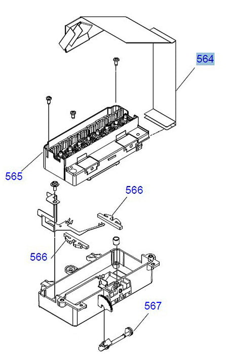 EPSON Pro 7880/7450/9880/ 9450 Head Cable / Harness Head FFC (Substitute) - 1534418