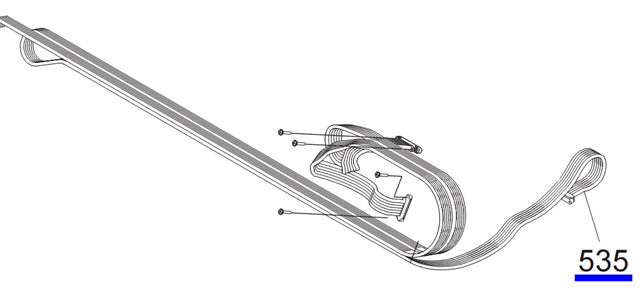 Ink Tube B (RIGHT) for EPSON P6000 P7000 P8000 P9000 / P6070 P7070 P8070 P9070 /Pro 7890 7700 7900 9700 9890 9900 - 1504182
