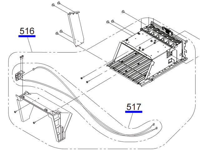 Left Ink Holder for EPSON Pro 7890 9890 - 1811656 / 1702236