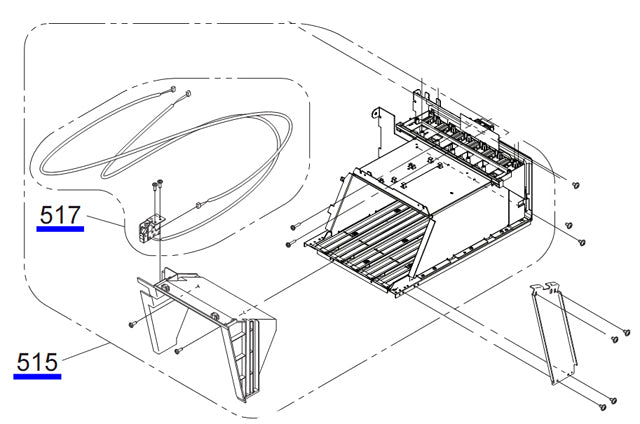 Right Ink Holder for EPSON Pro 7890/9890 - 1550864 / 1811655