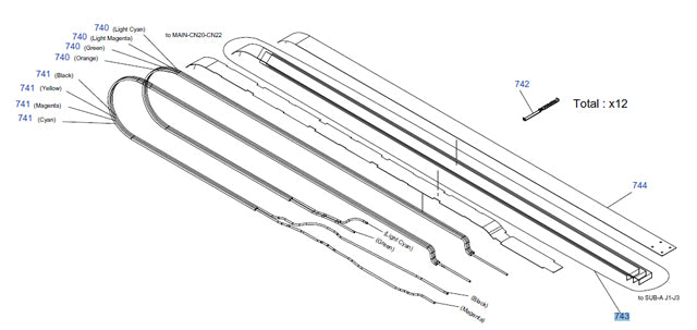 CR FFC Cable Harness (Imitation) for EPSON Pro GS6000 - 2123092