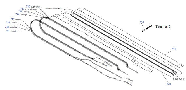 EPSON Pro GS6000 Ink Tube R - 1496341