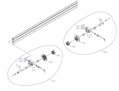 EPSON Pro GS6000 Roll Media Holder R2 - 1496330