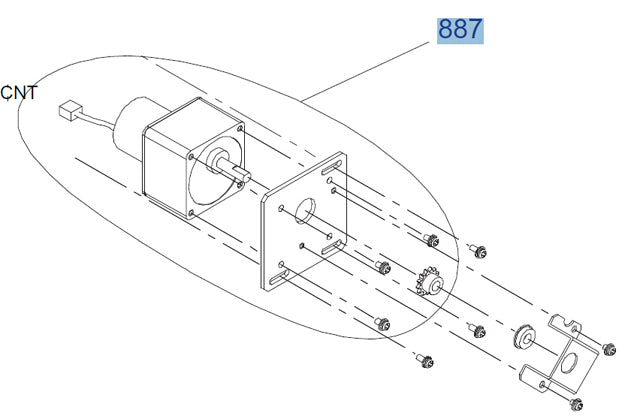 EPSON Pro GS6000 Take Up Motor - 2122772