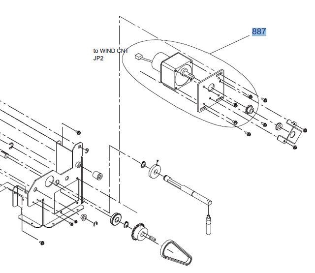 EPSON Pro GS6000 Take Up Motor - 2122772