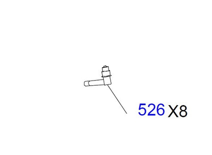 EPSON Pro 7450/7800/ 7880/ 9400/9450/ 9800/9880 L Tube/JOINT,2,L (Substitute) - 130584
