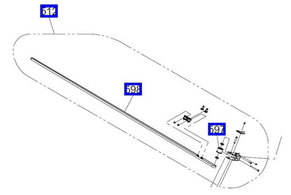 CR Belt Unit /PULLEY,DRIVEN,UNIT,44,ESL,ASP for EPSON Pro 9700/9710/9890/9900/9910 /SureColor SC-P8000/P9000 - 1715360/1696177