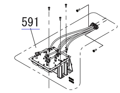 DUCT,CR ASSY.,L ESL.,A.ASP (LEFT) for EPSON SureColor S60600/S60610/S60670 S60600L/S60610L/S60670L - 1863502 / 1706326 / 1833944 / 1831698