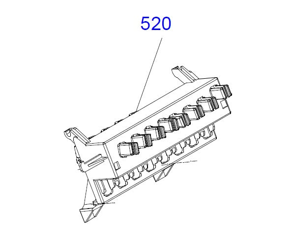 EPSON Pro 7400/7450/7800/7880 /9400/9450/9800/9880 Cover, Dumper - 1305817