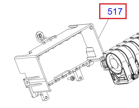 EPSON Pro 7400/7450/7800/7880 /9400/9450/9800/9880 Holder, Dumper - 1305815