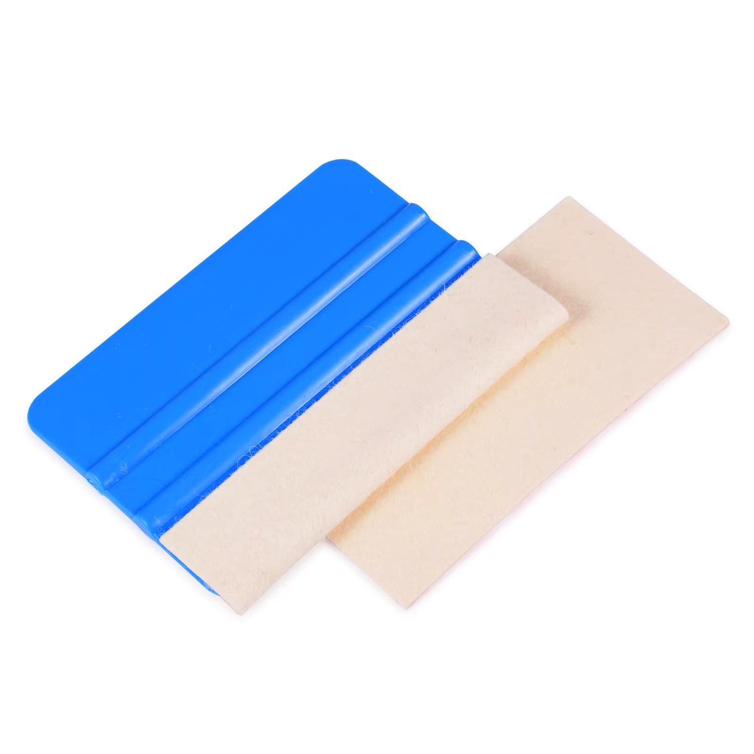 Vinyl Wrap Squeegee Wool Felt With Magnet (10cm x 7.5cm) - 5pcs (Black/Red/Blue)