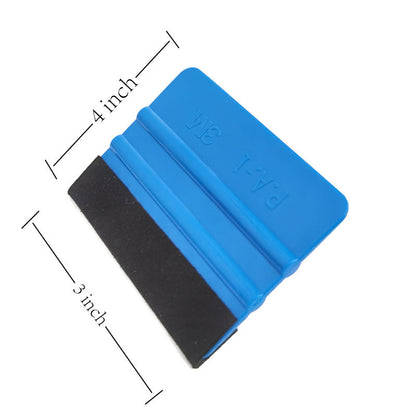Vinyl Wrap Irregular Squeegee Flexible Plastic Felt Squeegee (10cm x 7.3 cm) - 10pcs