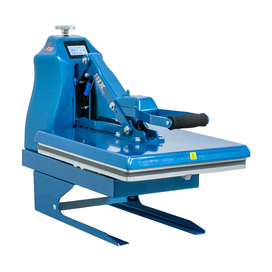 HIX S650 Digital Auto Open Clamshell Heat Press with 16&quot;x 20&quot; Platen and Splitter Stand