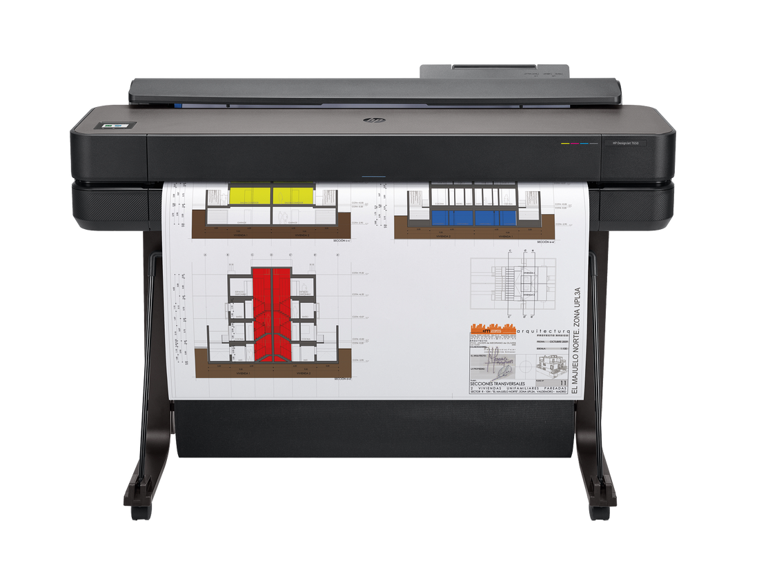 HP DesignJet T650 36-in Printer 2025 Edition with 2YR Warranty (5HB10T