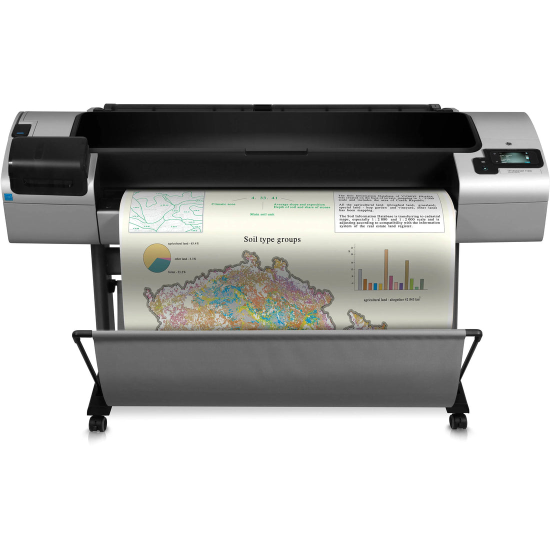 HP Designjet T1300 44&quot; Printer - Refurbished (90 Days, 1, 2, 3 or 4 Years Warranty/with Starters)