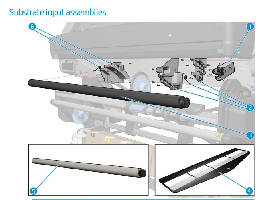 Media Loading Accessory for the HP Latex 560 Series (M0E29-67090) - New