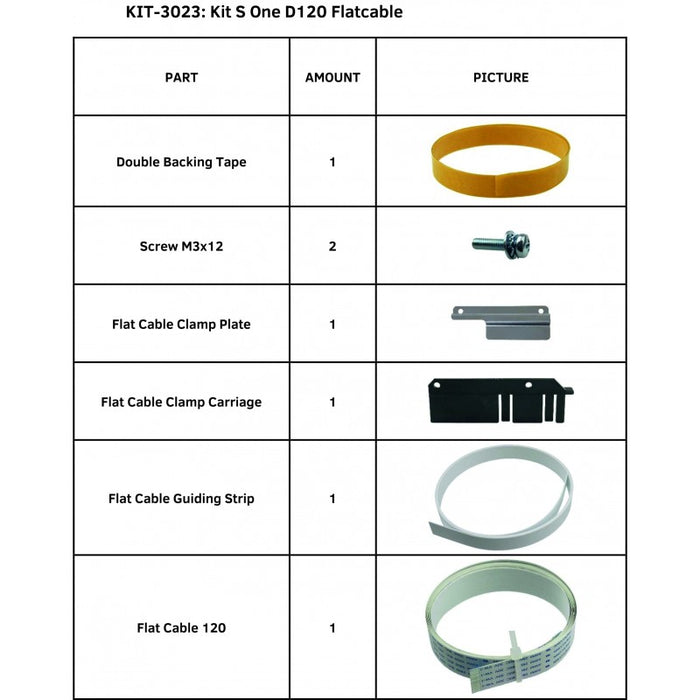 Summa Kit Flatcable for Summa S One D120 Series (KIT-3023)