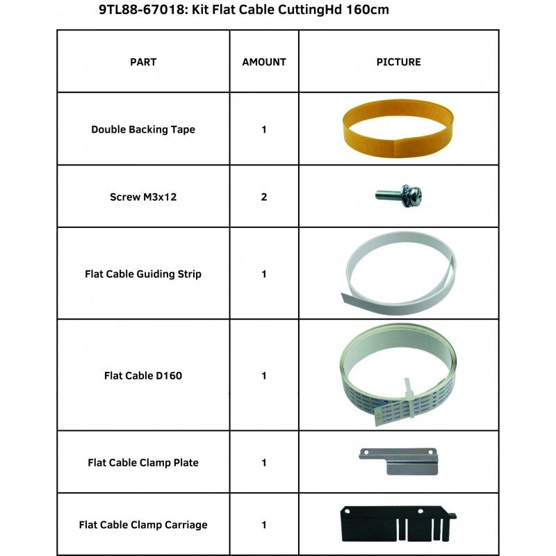 SummaCut Kit Flat Cable Cutting Head for Summa S One D160 Series (9TL88-67018)