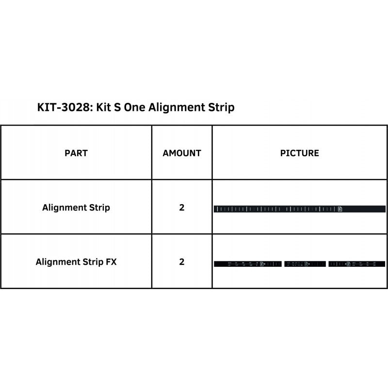 Summa Kit Alignment Strip for Summa S One Series (KIT-3028)