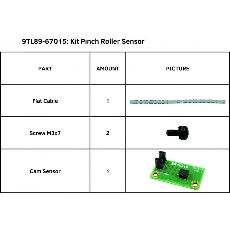 SummaCut Kit Pinch Roller Sensor for Summa S One Series (9TL89-67015)