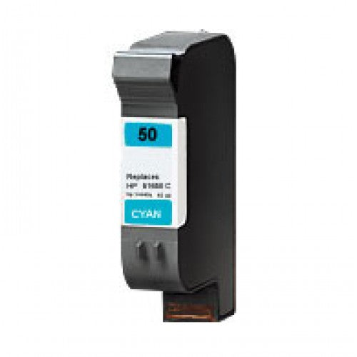 ON SALE - HP 50 Cyan Ink Cartridge for the HP DesignJet 250c, 650c, 650ps Series (51650C)