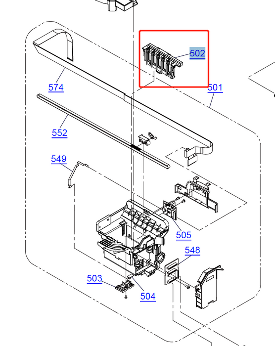 EPSON L1300 ET-14000 HOLDER,CONNECTOR,CSIC - 1509557