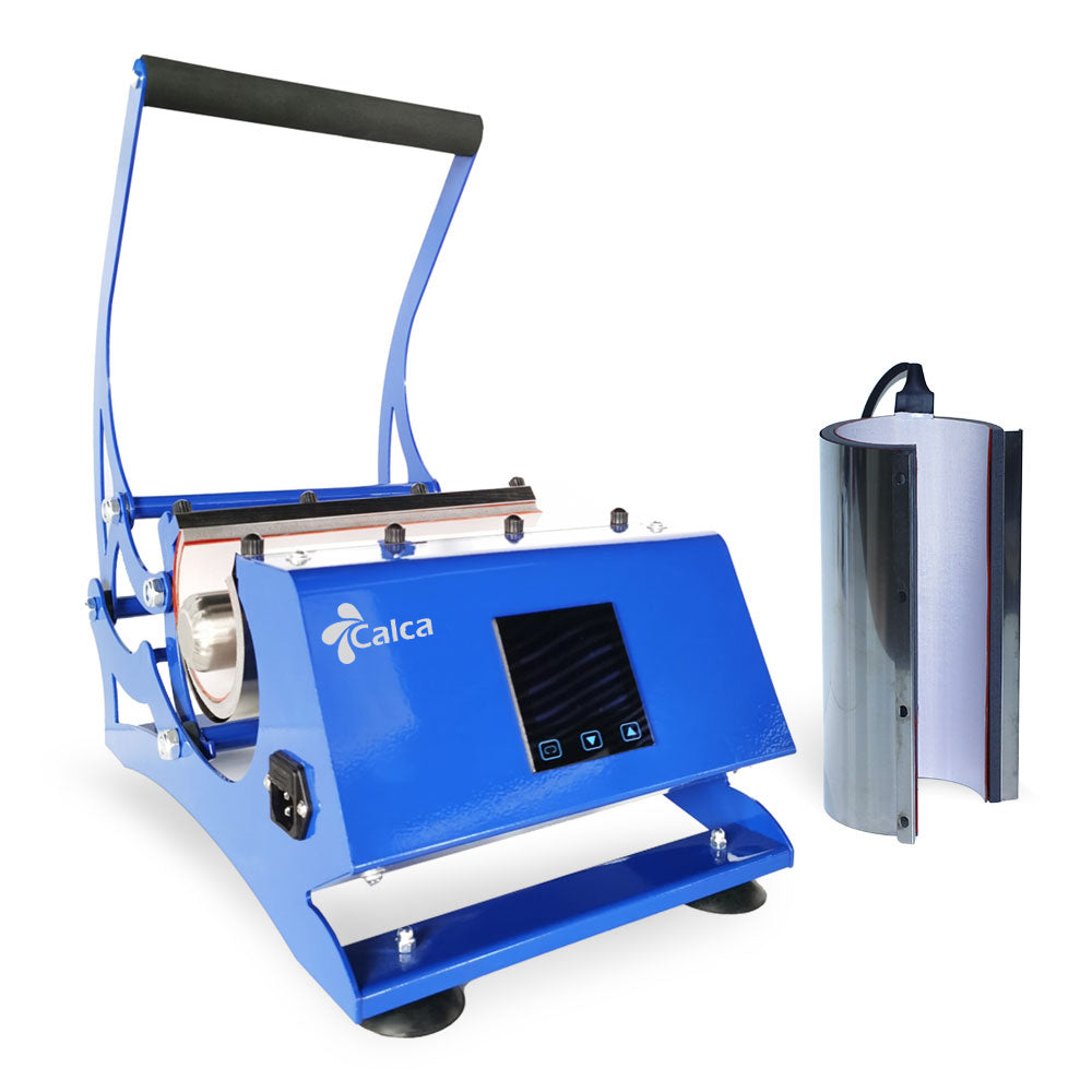 US Stock, CALCA Mug Press for 20oz/30oz Skinny Tumblers Mug Cup Heat Press Sublimation Gradient Color Glass Cans