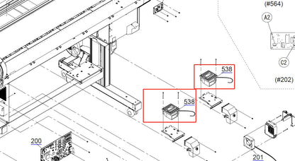 EPSON Suction FAN - B7000 P10000 P20000 R5000 / S30600 S50600 S70600 F10000 - 2139052