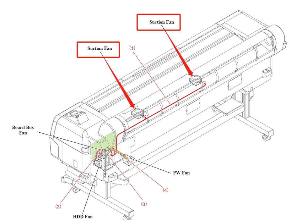 EPSON Suction FAN - B7000 P10000 P20000 R5000 / S30600 S50600 S70600 F10000 - 2139052