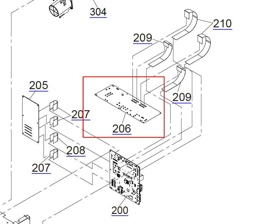 BOARD DRV-M EPSON SureColor P7500 P7550 P7570 / P9500 P9550 P9570 - 2199857