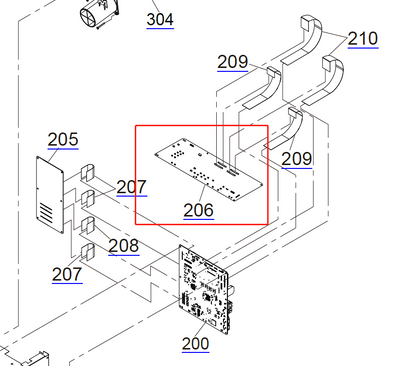 BOARD DRV-M EPSON SureColor P7500 P7550 P7570 / P9500 P9550 P9570 - 2199857
