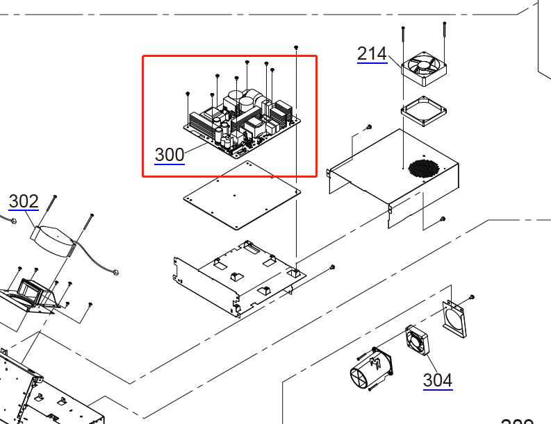 POWER BOARD for EPSON SureColor P7500 P7550 P7570 / P9500 P9550 P9570 - 2206141