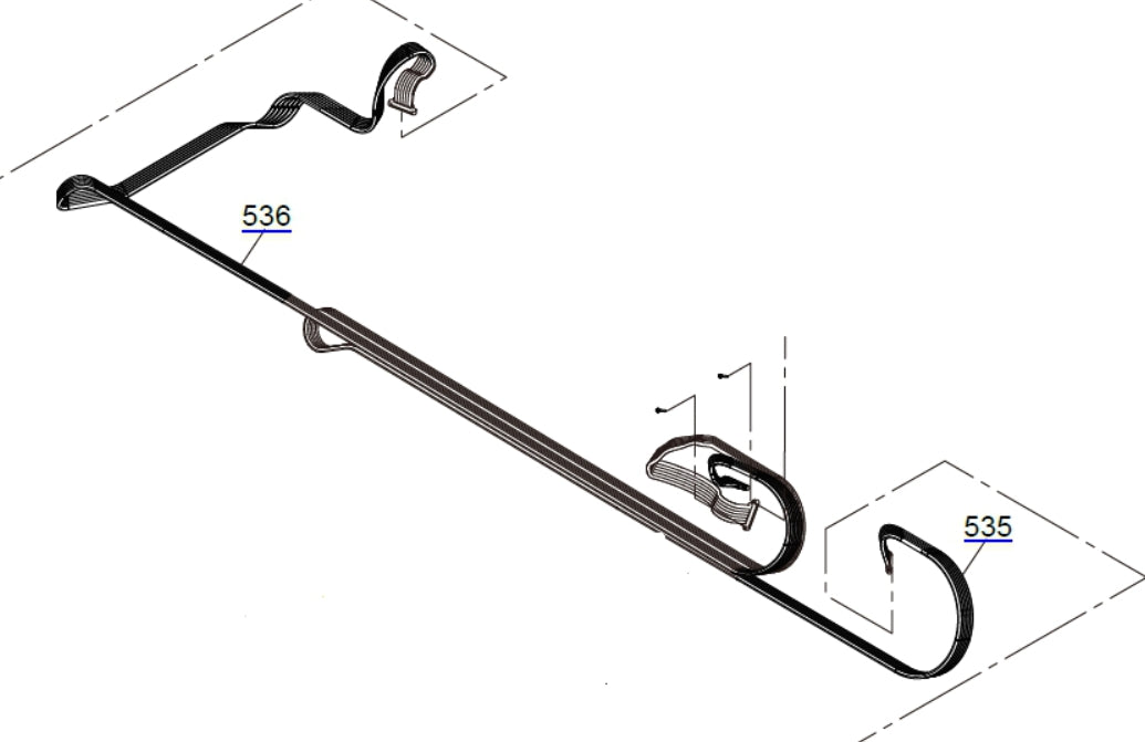 RIGHT TUBE (HOME) for EPSON SureColor P7500 P7550 P7570 - 1771305