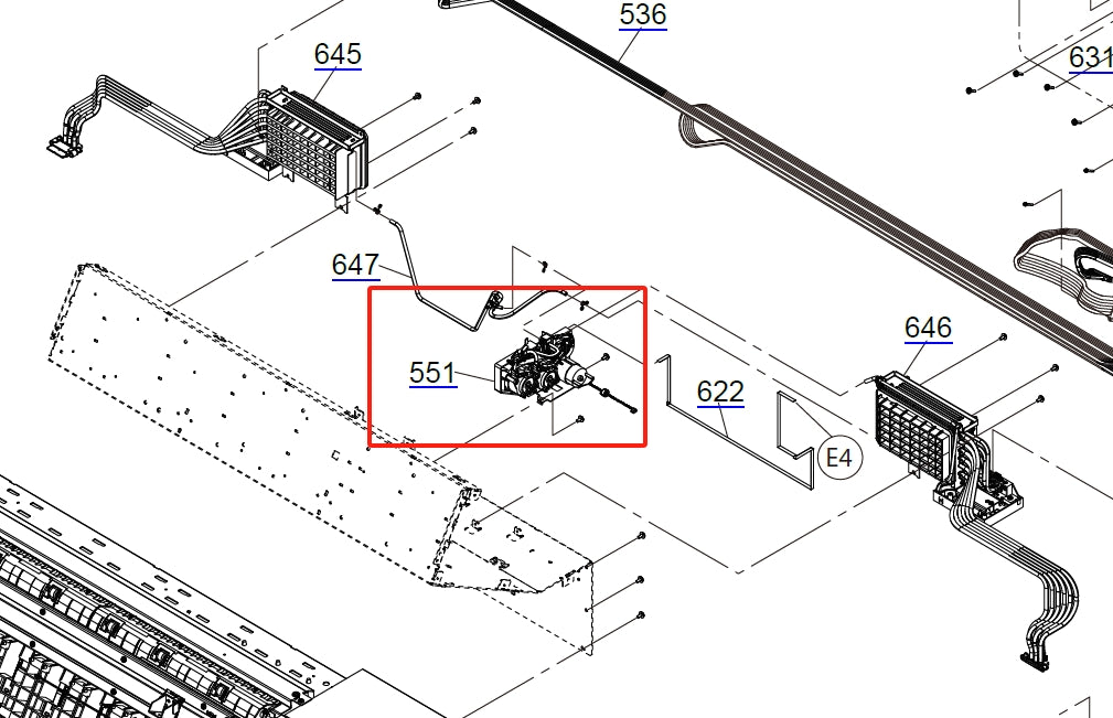 EPSON SureColor P7500 P7550 P7570 / P9500 P9550 P9570 PRE. And DECOM. PUMP ASSY - 1821514