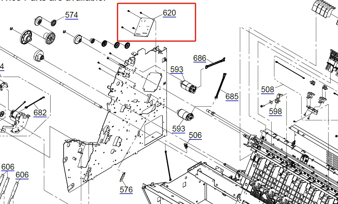 SUB BOARD L for EPSON SureColor P7500 P7550 P7570 / P9500 P9550 P9570 - 2199864
