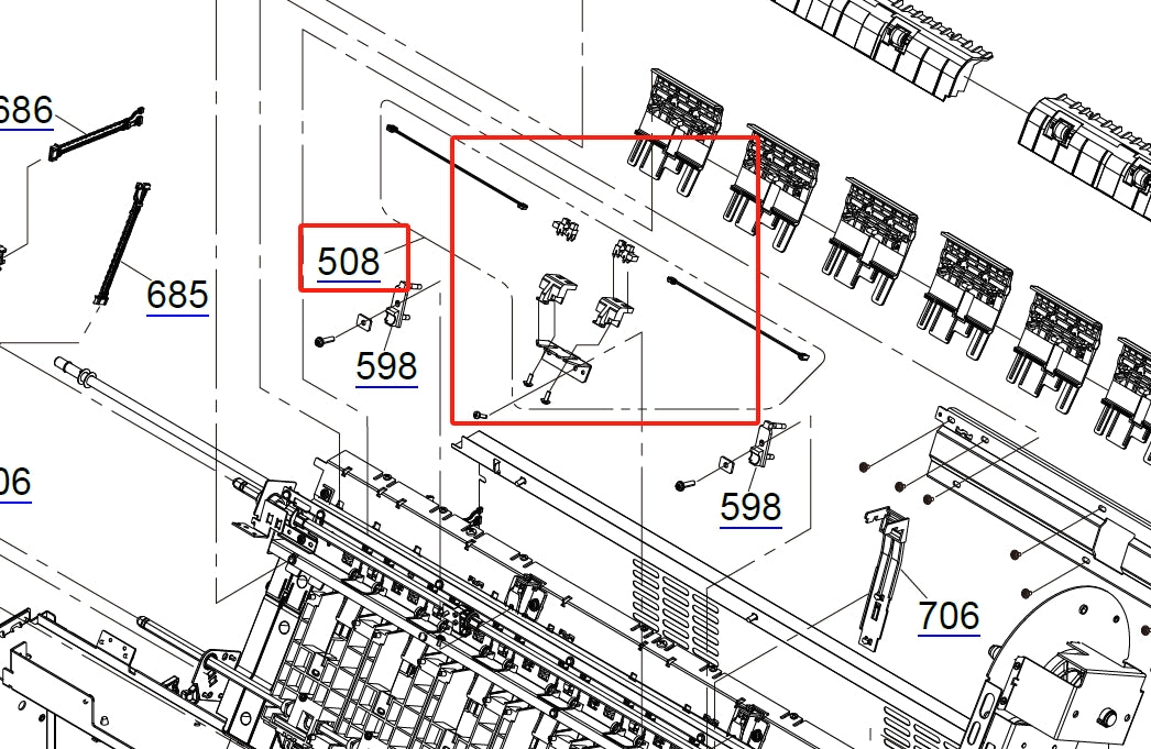 Paper Thickness Sensor for EPSON SureColor P7500 P7550 P7570 / P9500 P9550 P9570 - 1821528