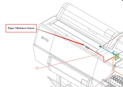Paper Thickness Sensor for EPSON SureColor P7500 P7550 P7570 / P9500 P9550 P9570 - 1821528
