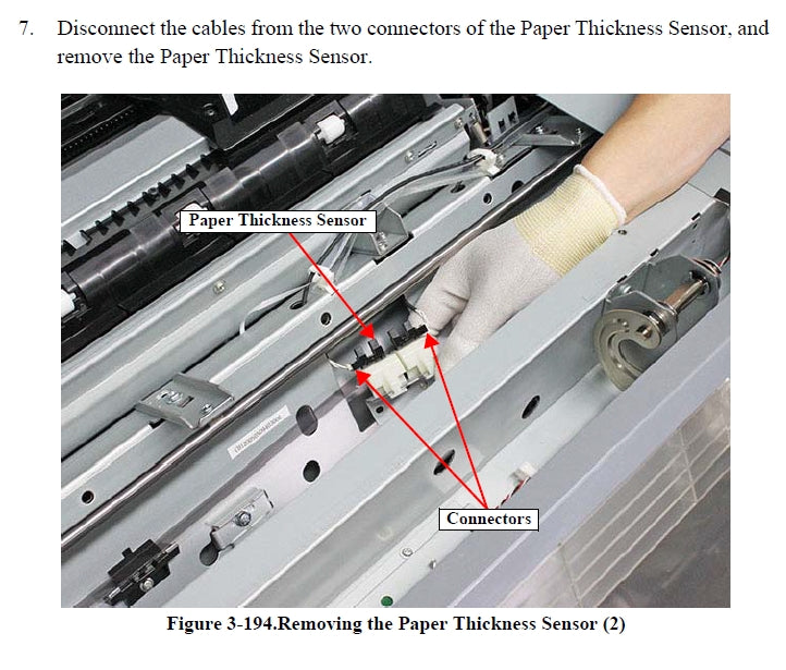 EPSON SureColor P7500 P7550 P7570 / P9500 P9550 P9570 Paper Thickness Sensor - 1821528