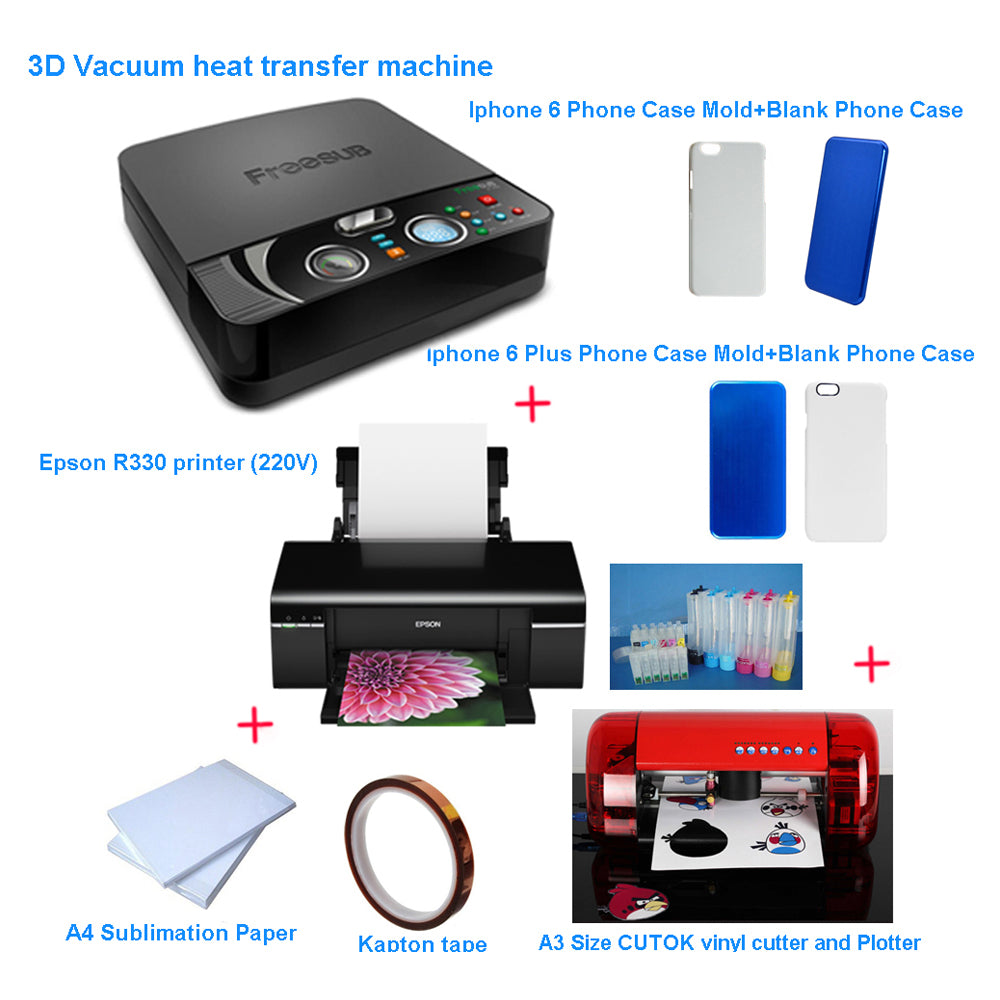 Professional Phone Case Sublimation Heat Transfer Press Printing Solution