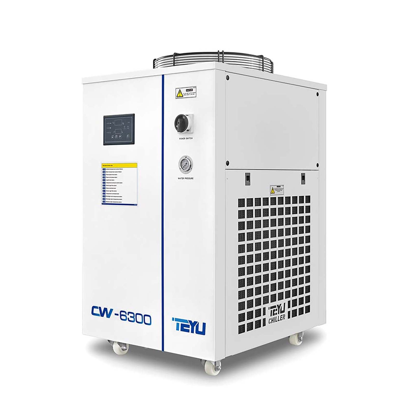S&amp;A CW-6300BN Industrial Water Chiller for CNC CO2 Laser Cutting Machine 4.28HP, AC 1P 220V 60HZ