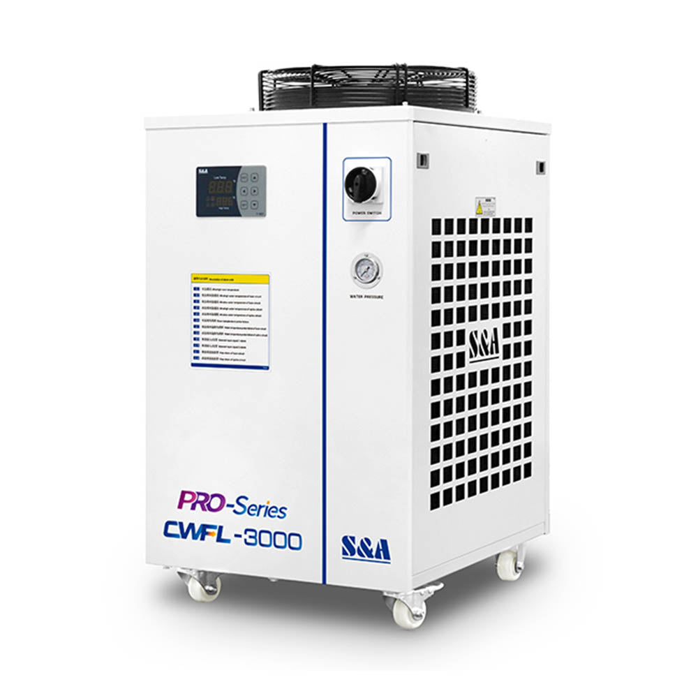 S&amp;A CWFL-3000BN Industrial Water Chiller for 3000W Fiber Laser AC 1P 220V, 60Hz