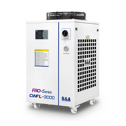 S&amp;A CWFL-3000BN Industrial Water Chiller for 3000W Fiber Laser AC 1P 220V, 60Hz